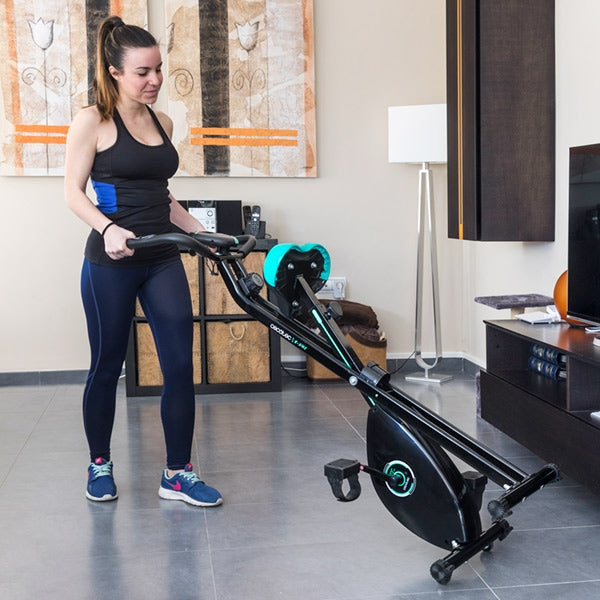 Standfahrrad Cecotec X-Bike klappbar - Platzsparender Hometrainer - Heimtrainer, faltbar, magnetisch