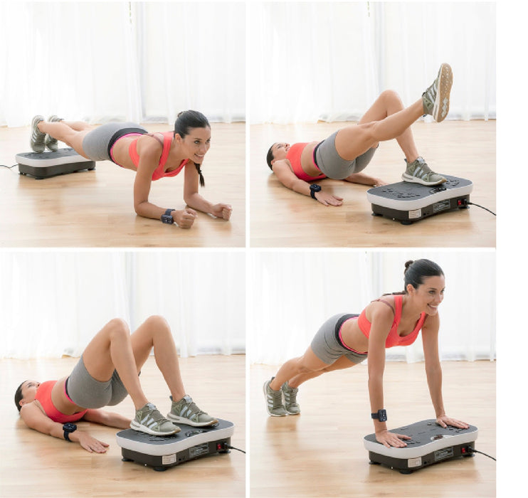 Trainingsplattform mit Vibration, Zubehör und Übungsleitfaden Vybeform