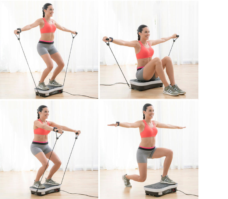 Trainingsplattform mit Vibration, Zubehör und Übungsleitfaden Vybeform