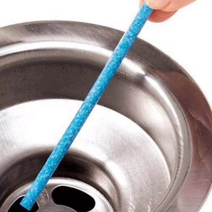 72 Stück Drain Cleaner Sticks - Stoppe stinkende & verstopfte Abflüsse | Enzymreiniger für verstopfte Rohre in Bad, Dusche und Küche