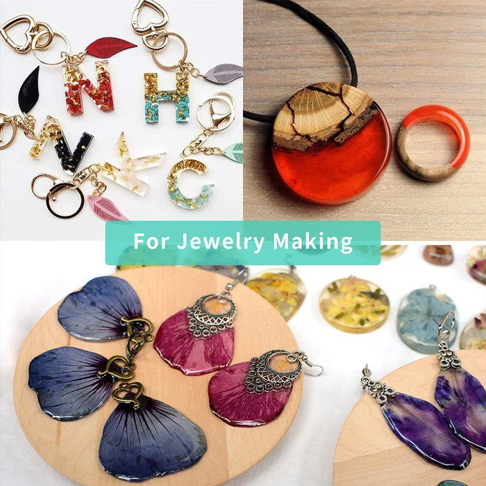 Epoxidharz 800ml/850g Glasklar Epoxidharz für Guss und Beschichtung, Transparentes 1: 1 Verhältnis für Holz, Schmuckherstellung, Malerei, Handwerk