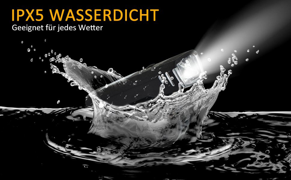 Fahrradlicht LED Set - USB Wiederaufladbare Fahrradlichter Fahrradlampe mit Automatischem Lichtsensor - Wasserdicht Frontlicht Rücklicht