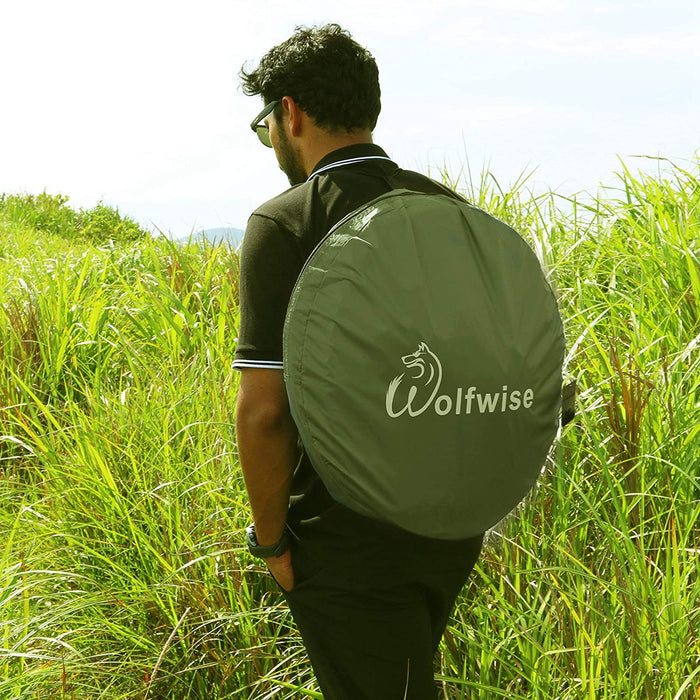 Pop up Toilettenzelt Umkleidezelt, Camping Duschzelt Outdoor Mobile Toilette Umkleidekabine Lagerzelt