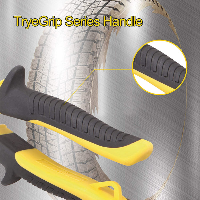 Blechschere Gerade - Cr-V-Stahl Profi Trockenbau Werkzeug, Blech Schneiden uvm Metallschere mit Hebelübersetzung - 250mm - Straight Cut Tin Snips