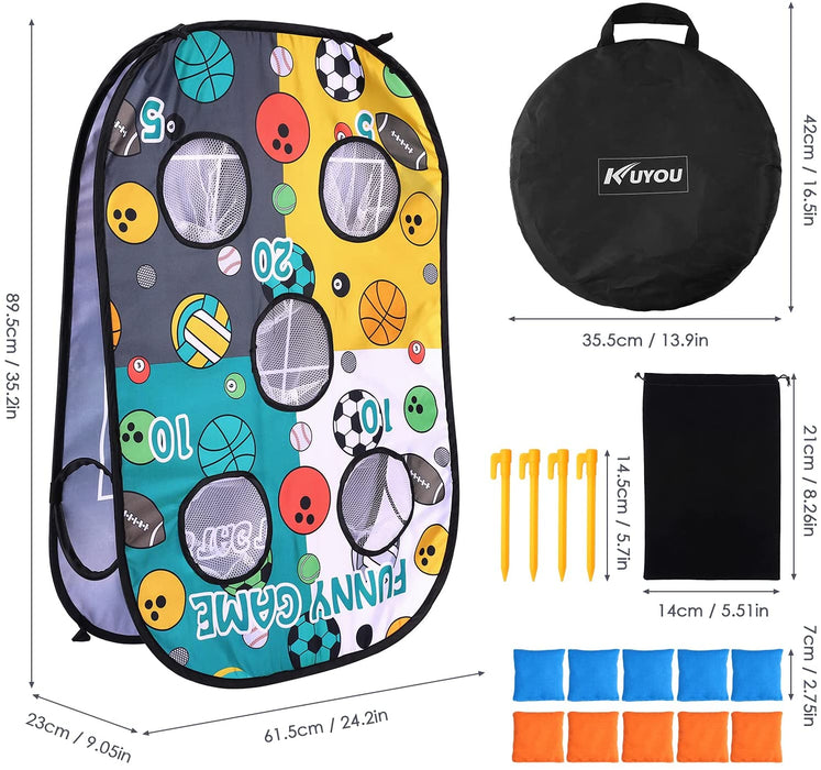 1 Stück Outdoor Spiele für Kinder Wurfspiele für Draußen Wurfspiel Kinder Ball Spiele für Draußen Gartenspiele Garten Spielzeug Dartscheibe