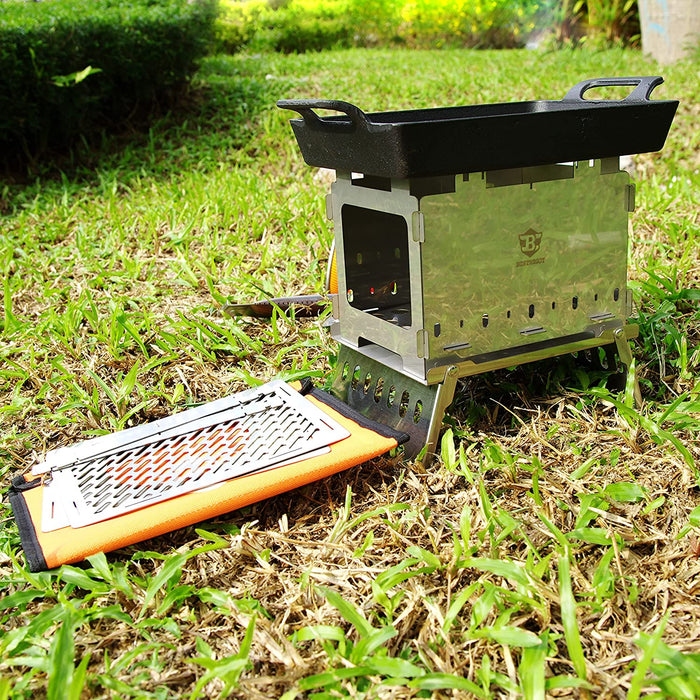 Grillpfanne Gusseisen Bratpfanne,Gleichmäßige Erwärmung Gusseisenpfanne mit Zwei Henkeln, Rechteck Gusspfanne Backform, multifunktionales Feuerpfanne