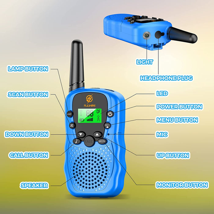 Spielzeug 3 4 5 6 7 8 Jahre Junge, Walkie Talkie Kinder ab 3-10 Jahre Geschenke Jungen 3-12 Jahre Kinder Outdoor Spielzeug Woki Toki für Kinder