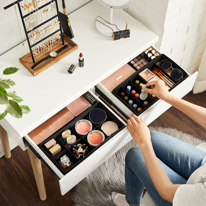 Aufbewahrungsboxen für Unterwäsche, 8er Set, Schubladen-Organizer, Ordnungssystem für Kleiderschrank, für BHS, Unterwäsche, Socken, Krawatten