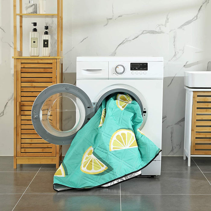 Picknickdecke, 200 x 150 cm große Stranddecke, Campingdecke, wasserdichte Unterseite, maschinenwaschbar, faltbar, für Garten, Park, Strand, Camping