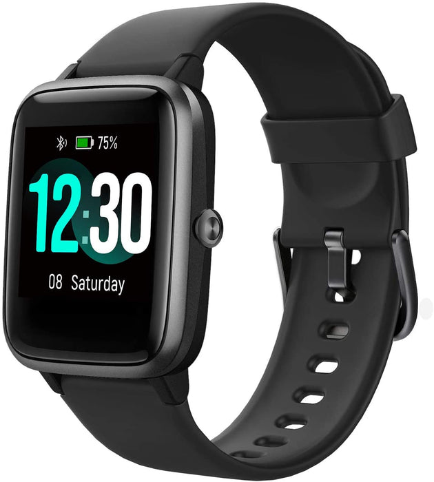 Smartwatch, Fitness Tracker Uhr 1.3" HD Voll Touchscreen, Damen Herren Uhren Watch für Android IOS, IP68 Fitness Uhr mit Pulsmesser Schlafmonitor