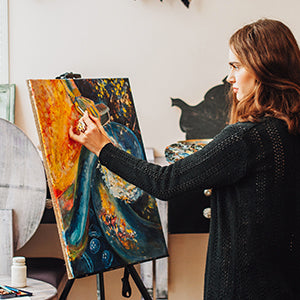 Acrylfarben Set, Fantastische Farben, 24 Farben（22×22ml & 2×75m) Nicht Verblassend, Wasserdicht, Reiche Pigmente für Maler, Leinwand, Holzton