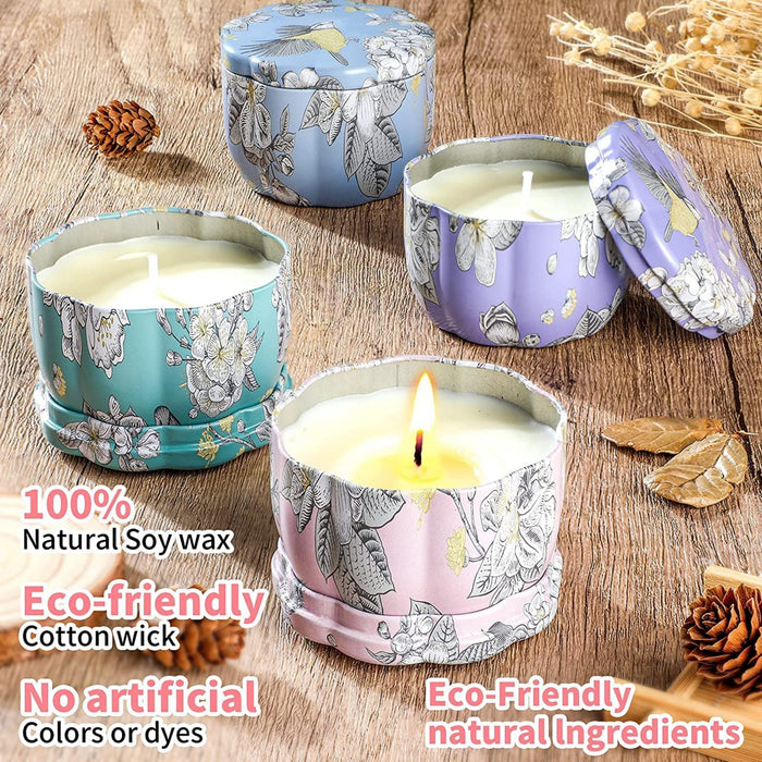 Duftkerzen Geschenkset für Frauen, Geburtstags Geschenke für Sie, Duftkerzen, Natürliches Sojawachs Aromatherapy Kerzen , Geschenkset für Mutter