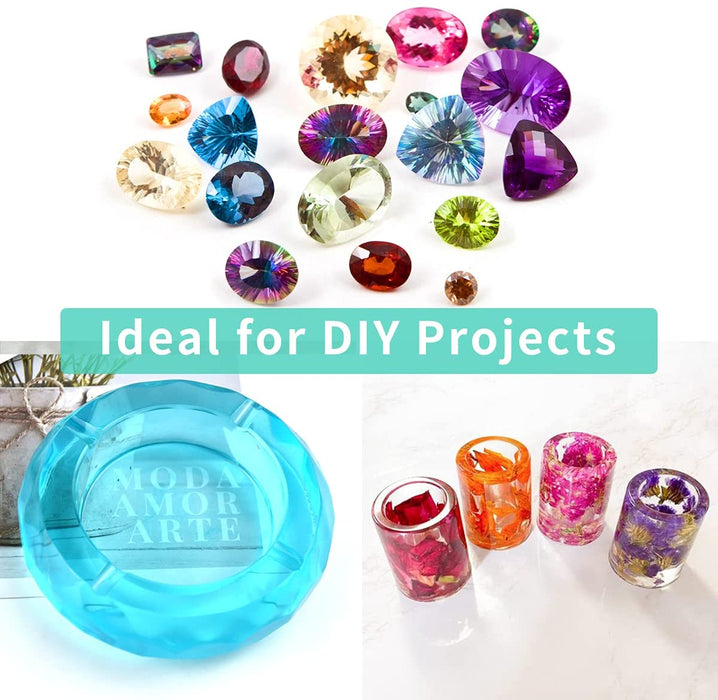 Epoxidharz 800ml/850g Glasklar Epoxidharz für Guss und Beschichtung, Transparentes 1: 1 Verhältnis für Holz, Schmuckherstellung, Malerei, Handwerk