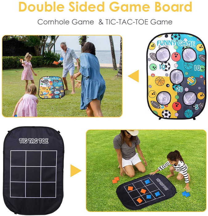 1 Stück Outdoor Spiele für Kinder Wurfspiele für Draußen Wurfspiel Kinder Ball Spiele für Draußen Gartenspiele Garten Spielzeug Dartscheibe