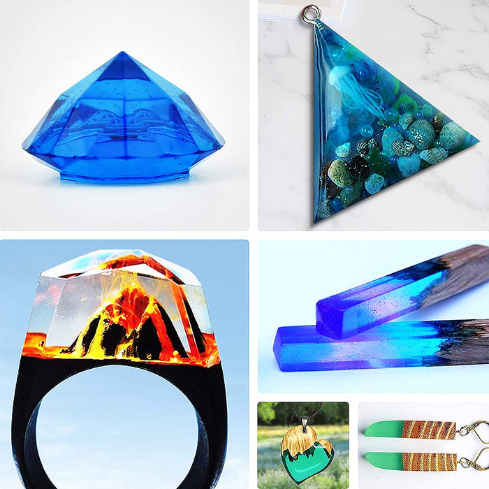 Epoxidharz Farbe - 16 Farben Flüssiger Epoxidharz Pigment Farbstoff für Epoxy Resin Kunst, Schmuckherstellung - Konzentrierte Epoxidharz Farben