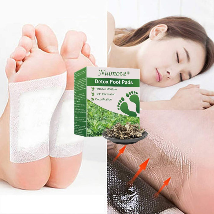 Detox Fußpflaster Vitalpflaster Fusspflaster Wormwood Foot Patch Fördern die Durchblutung, Lindern Schmerzen und Verbessern den Schlaf